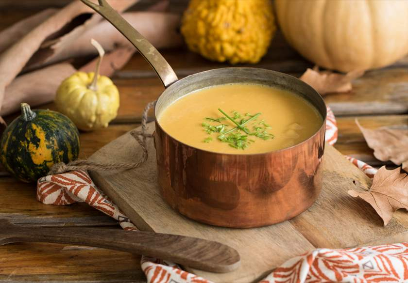 Crema de Calabaza con Pipas de Girasol